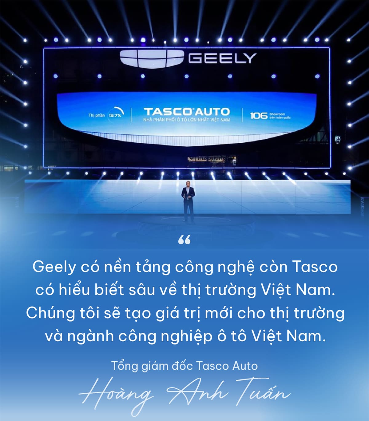 Tasco Auto bắt tay với Geely