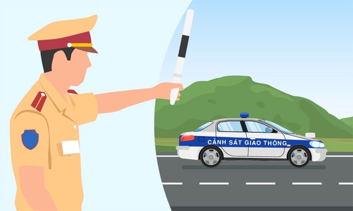 Bị CSGT dừng xe Bị CSGT dừng xe