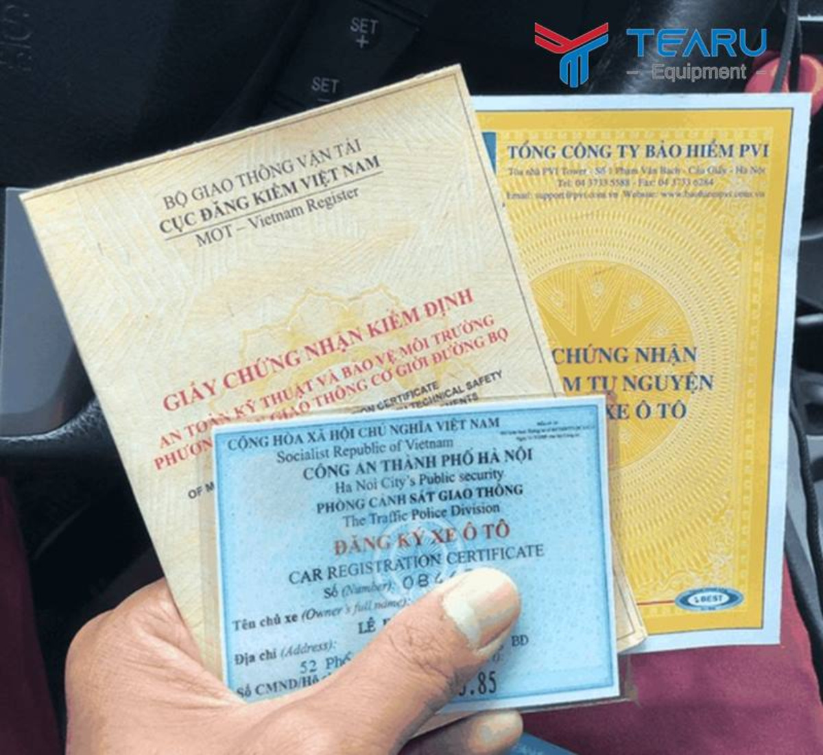cac loai giay to can thiet khi so huu xe o to Các loại giấy tờ cần thiết khi sở hữu xe ô tô